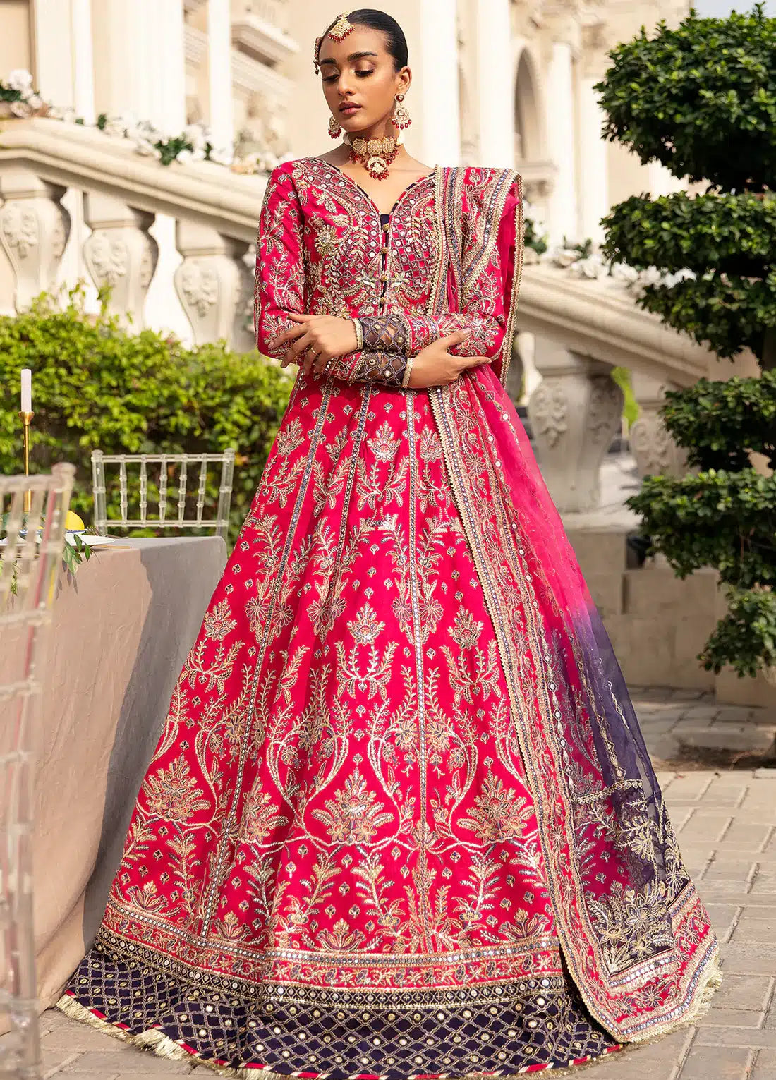 Gulaal | Wedding Collection 23 | NUHA (GL-WU-23V1-08) - House Of Anaya
