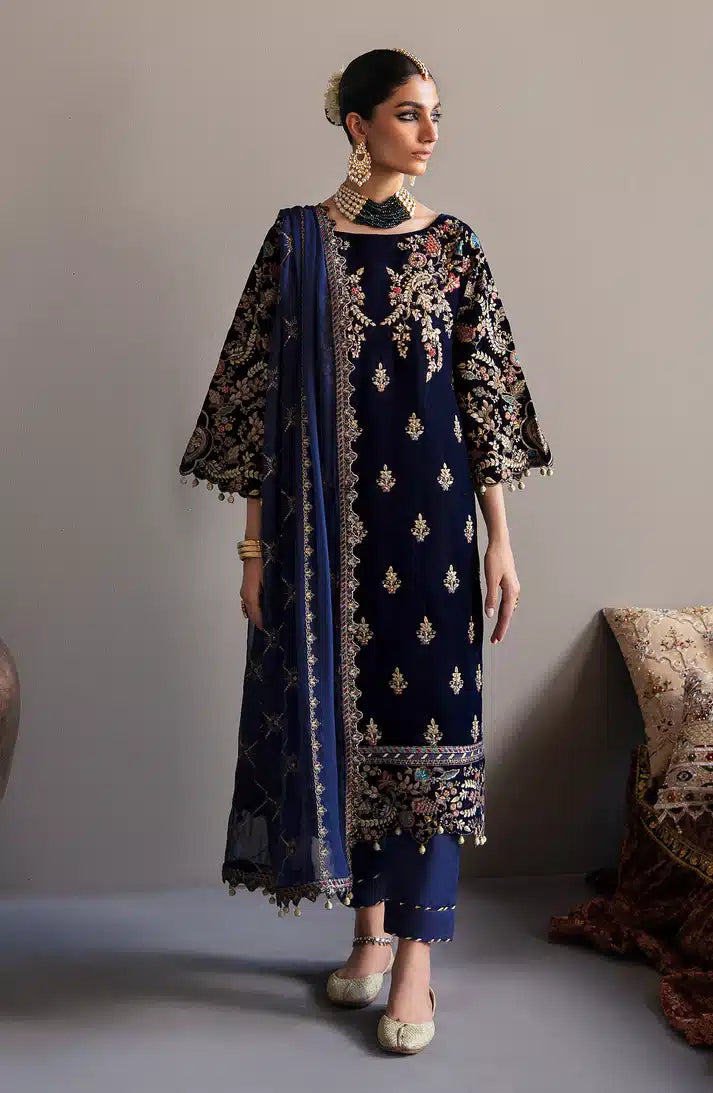 Emaan Adeel | Makhmal Velvet Edition 23 | MK-03 FALAK - House Of Anaya