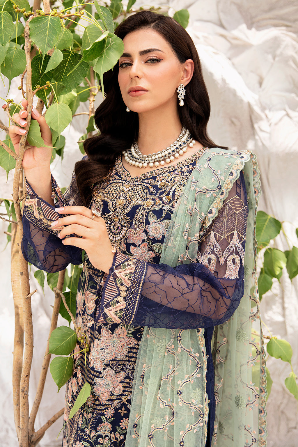 Ramsha | Minhal Organza Collection | M-902 - House Of Anaya