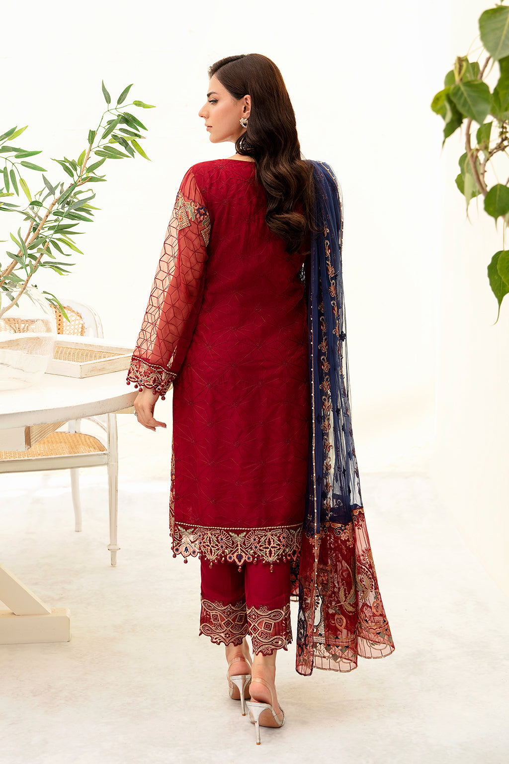 Ramsha | Minhal Organza Collection | M-908 - House Of Anaya
