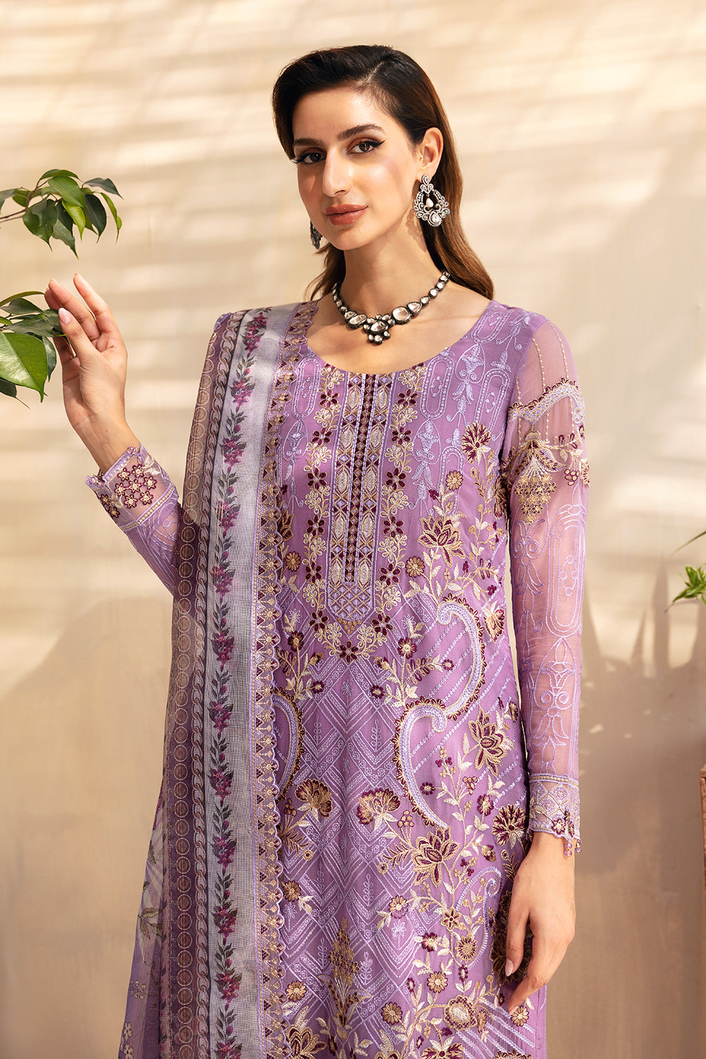 Ramsha | Chevron Chiffon Collection | A-906 - House Of Anaya