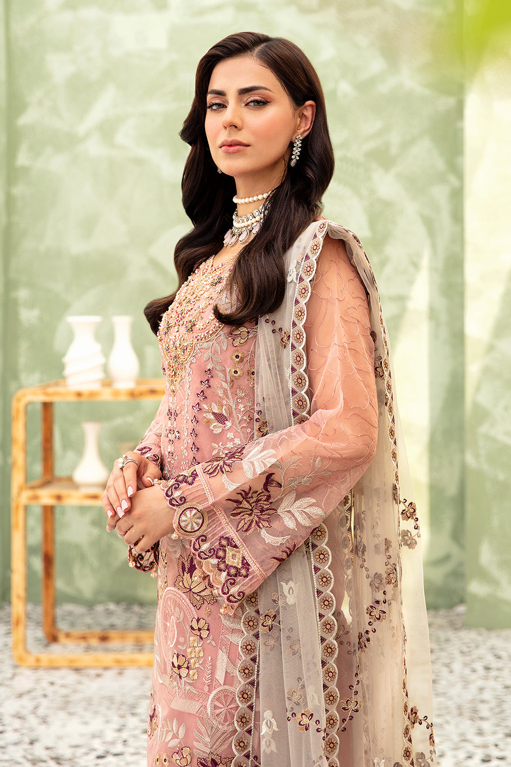 Ramsha | Minhal Organza Collection | M-903 - House Of Anaya