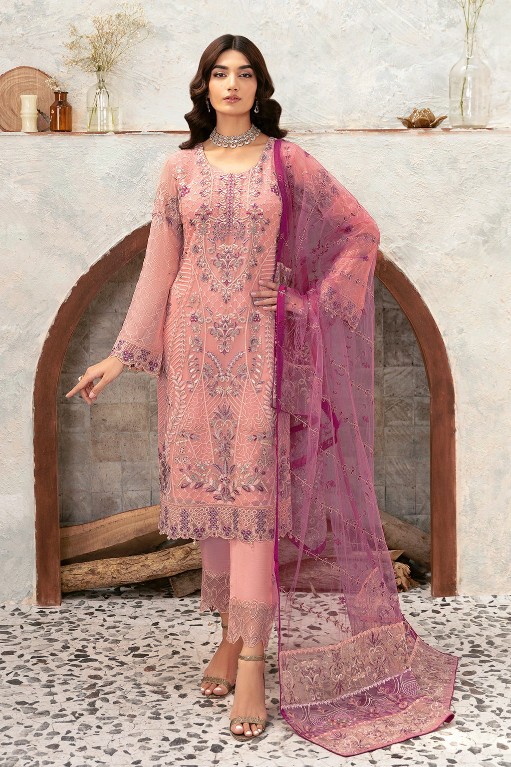 Ramsha | Rangoon Chiffon Collection 24 | D-1201 - House Of Anaya