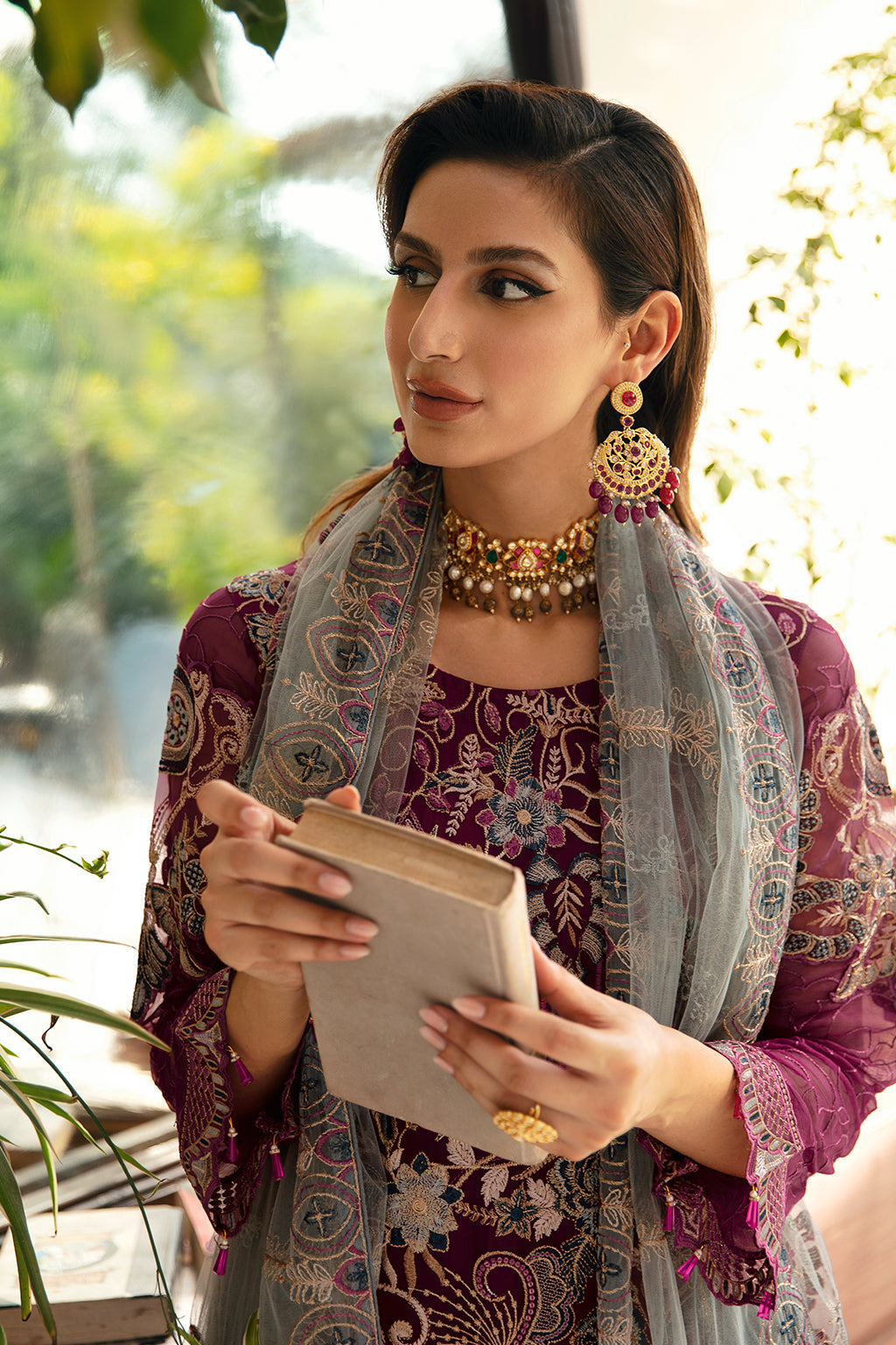 Ramsha | Chevron Chiffon Collection | A-911 - House Of Anaya