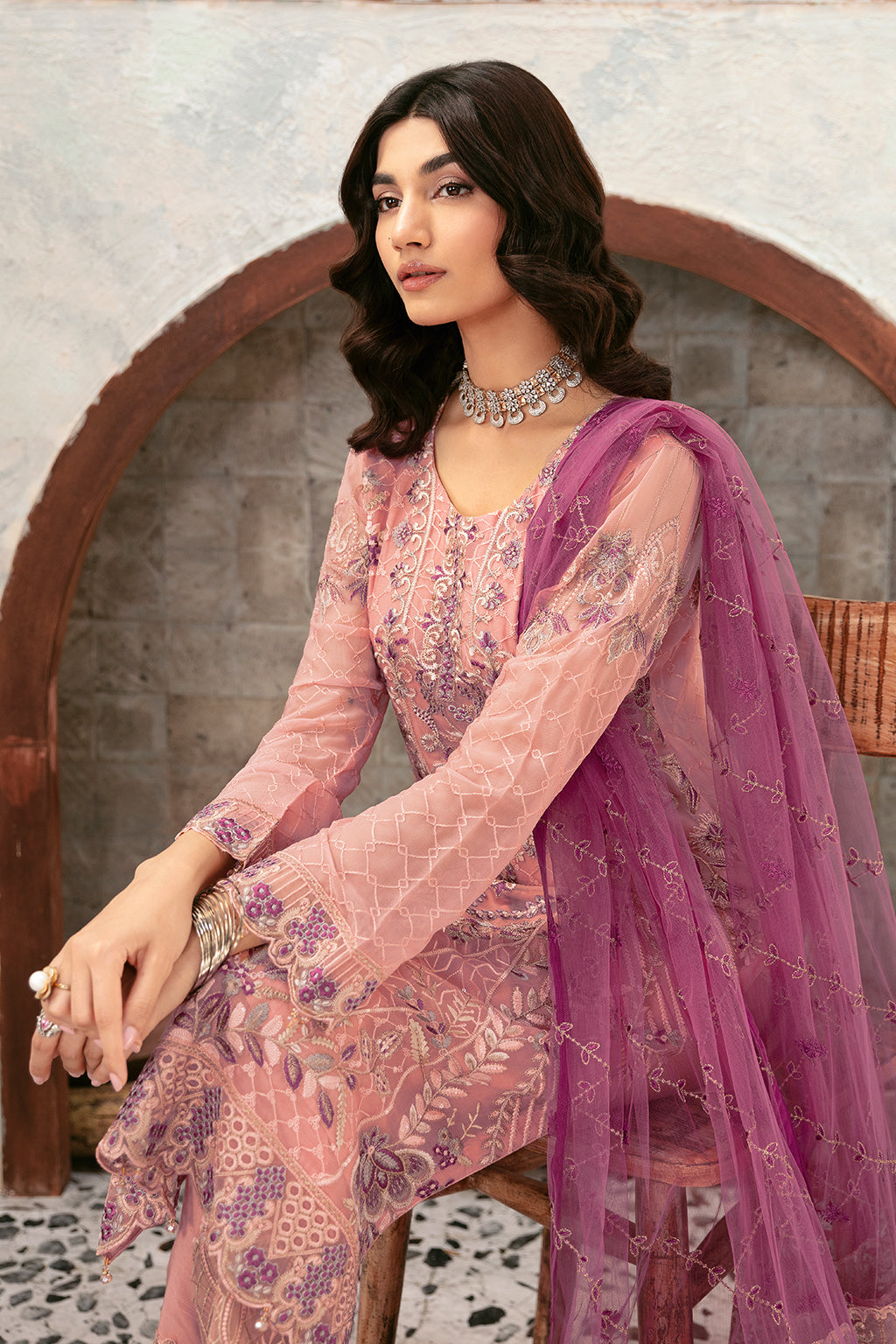 Ramsha | Rangoon Chiffon Collection 24 | D-1201 - House Of Anaya