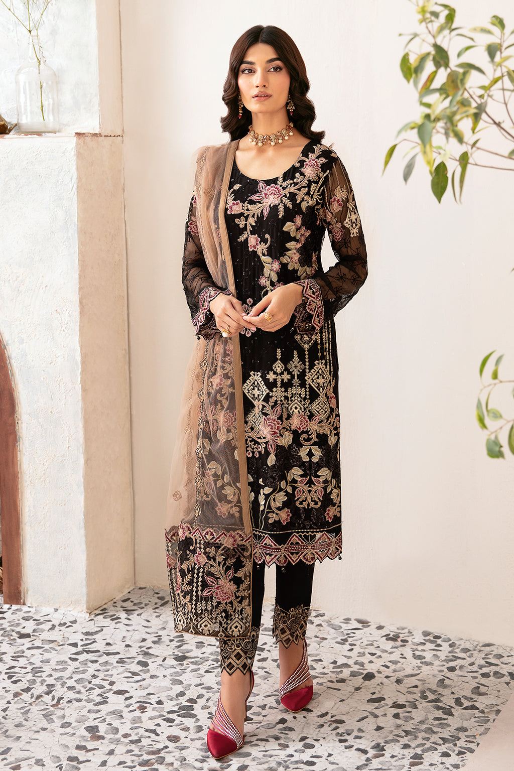 Ramsha | Rangoon Chiffon Collection 24 | D-1204 - House Of Anaya