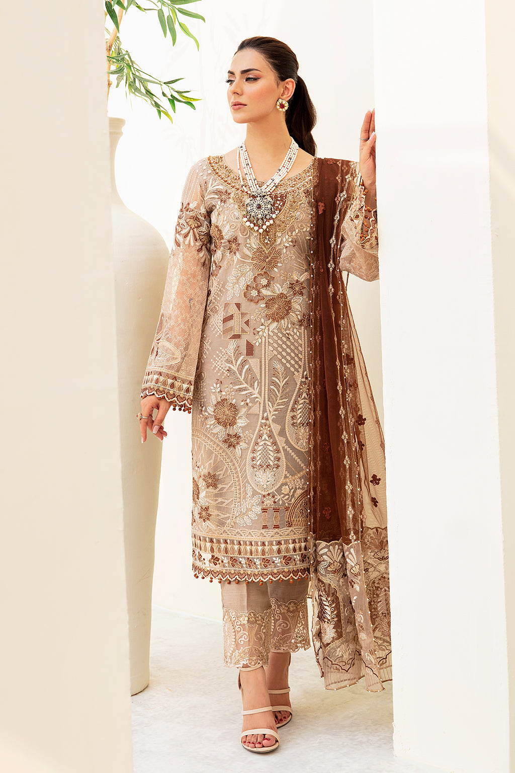Ramsha | Minhal Organza Collection | M-904 - House Of Anaya