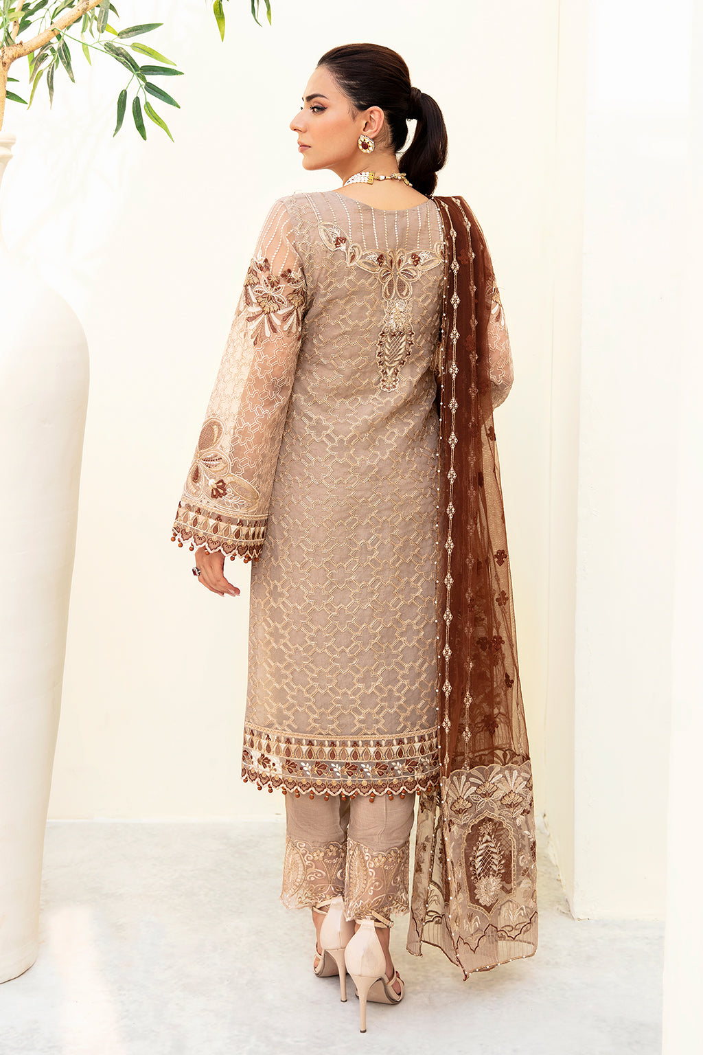 Ramsha | Minhal Organza Collection | M-904 - House Of Anaya