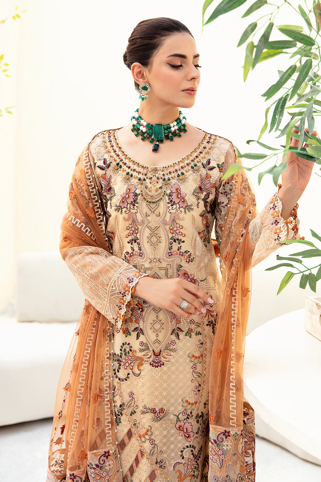 Ramsha | Minhal Organza Collection | M-901 - House Of Anaya
