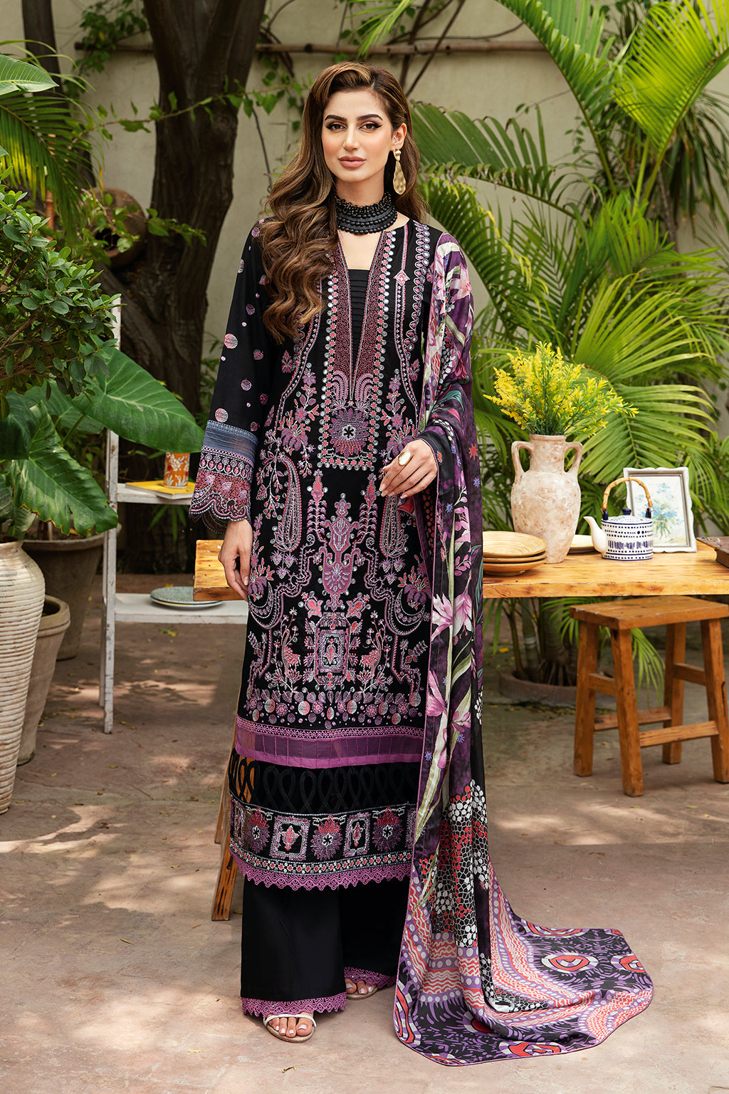 Ramsha | Riwayat Lawn Collection| Y-806 - House Of Anaya