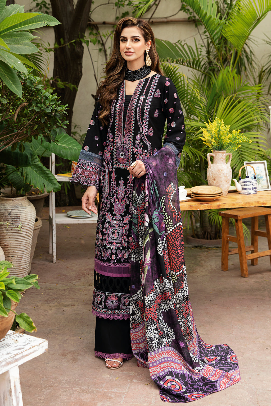 Ramsha | Riwayat Lawn Collection| Y-806 - House Of Anaya