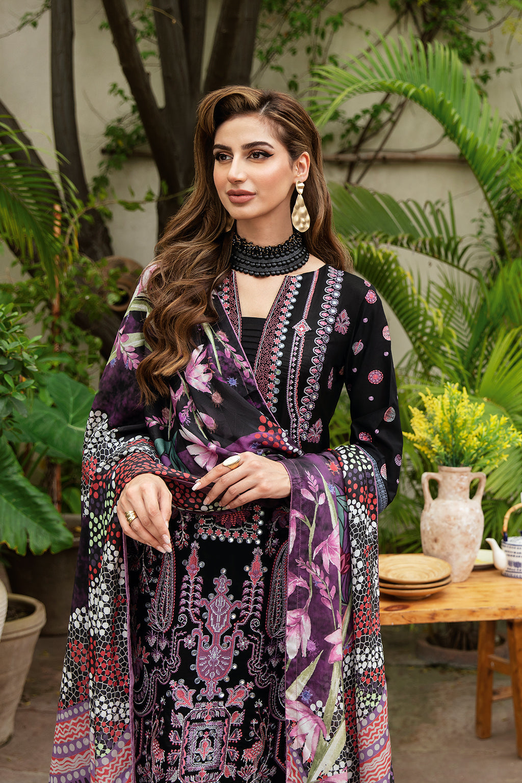 Ramsha | Luxury Lawn 24 | Y-806 - House Of Anaya