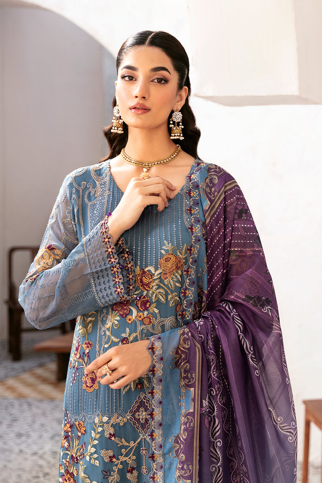 Ramsha | Rangoon Chiffon Collection 24 | D-1202 - House Of Anaya