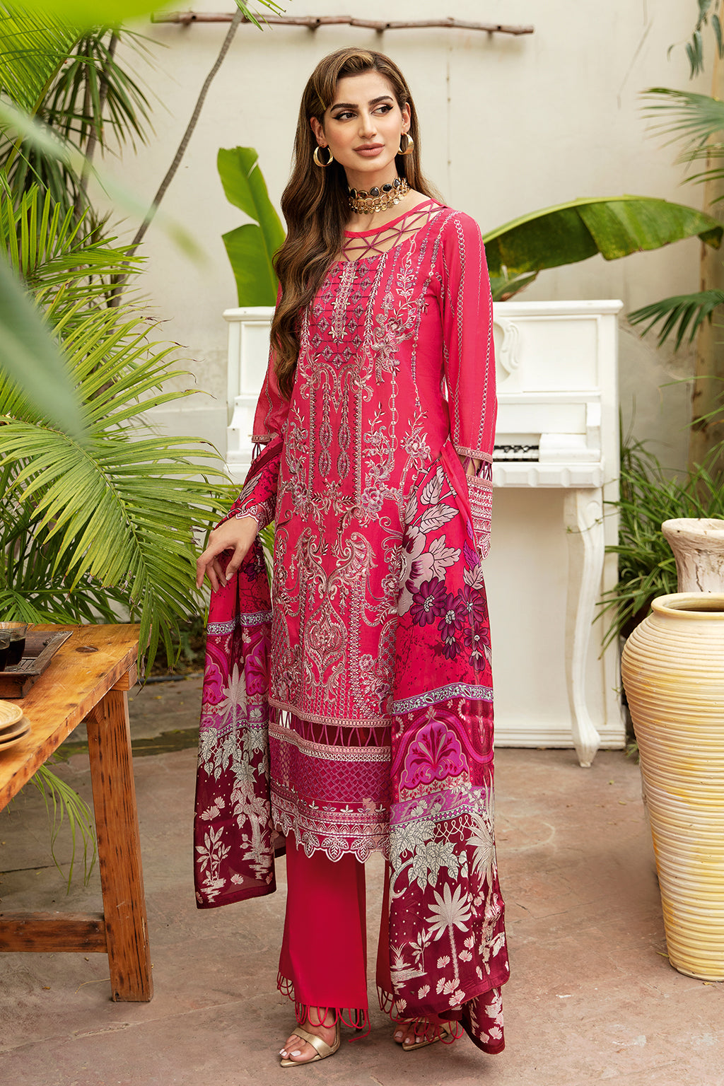 Ramsha | Riwayat Lawn Collection| Y-810 - House Of Anaya