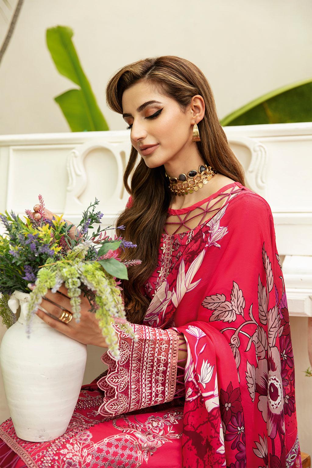 Ramsha | Luxury Lawn 24 | Y-810 - House Of Anaya