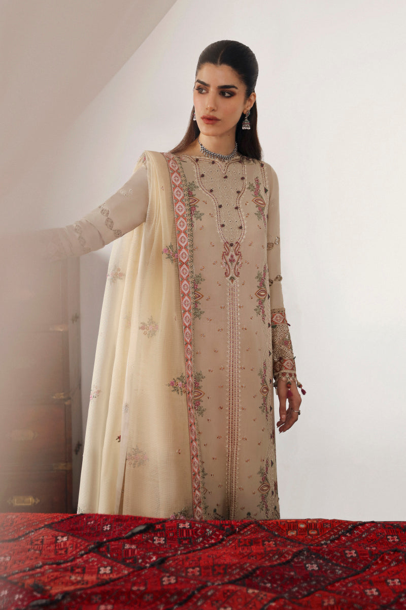 Qalamkar | Qlinekari Linen Collection | LM-11 ZIA