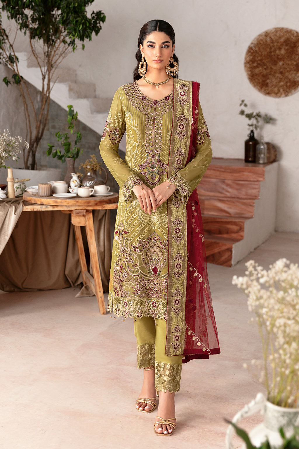 Ramsha | Rangoon Chiffon Collection 24 | D-1203 - House Of Anaya