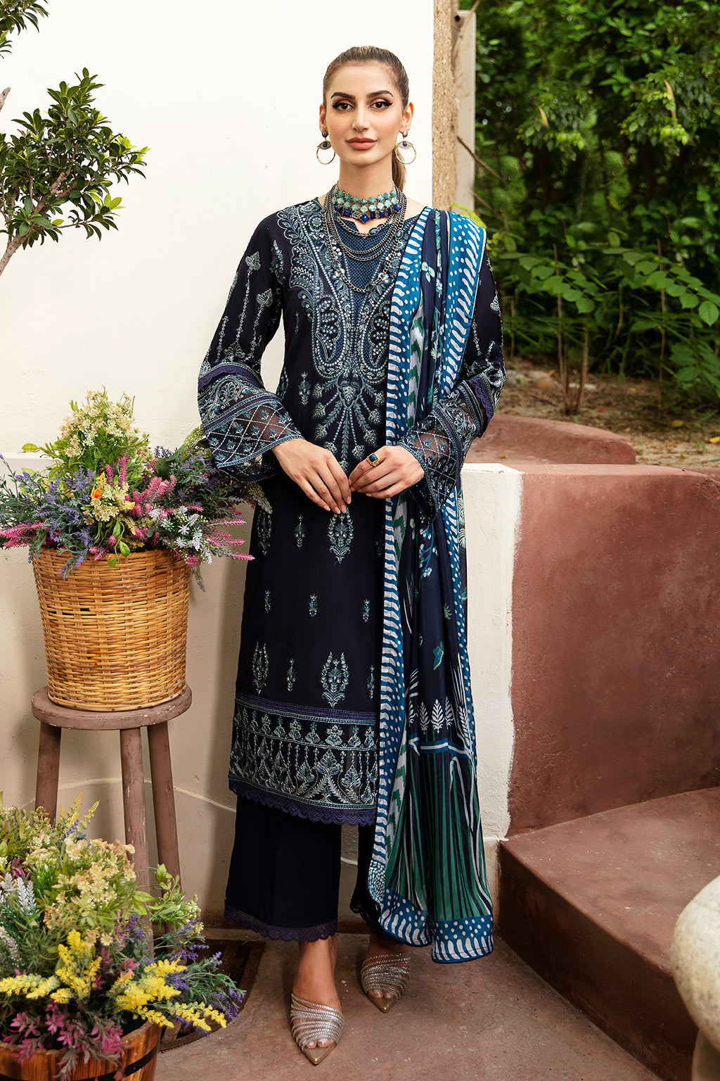 Ramsha | Riwayat Lawn Collection| Y-803 - House Of Anaya