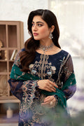 Ramsha | Minhal Organza Collection | M-1009 - House Of Anaya