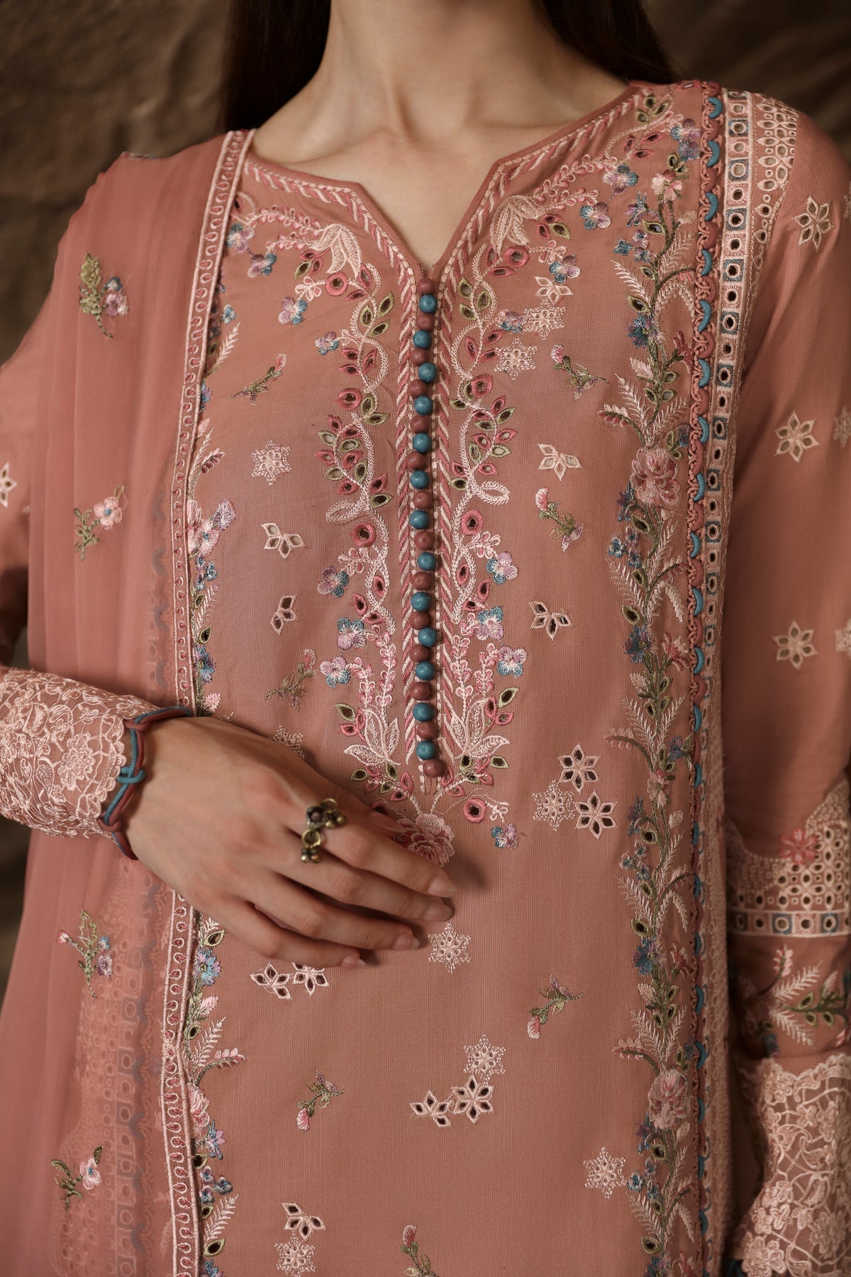Qalamkar | Qlinekari Linen Collection | LM-03 LUAN