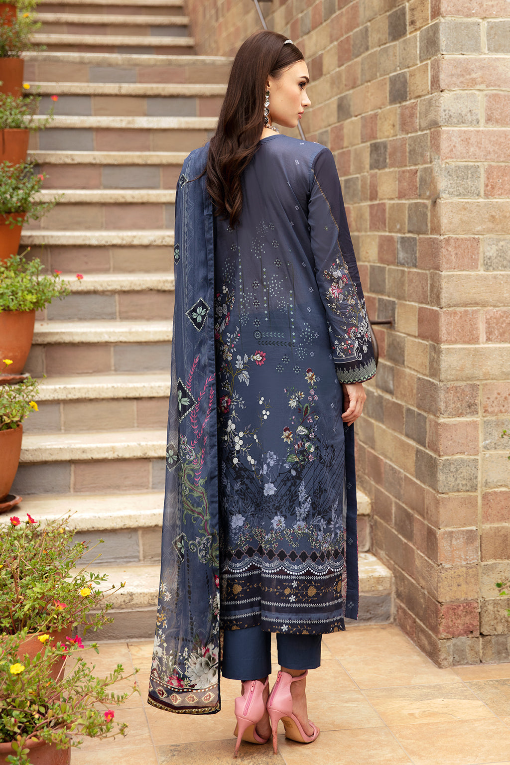 Ramsha | Riwayat Lawn Collection| Y-901 - House Of Anaya