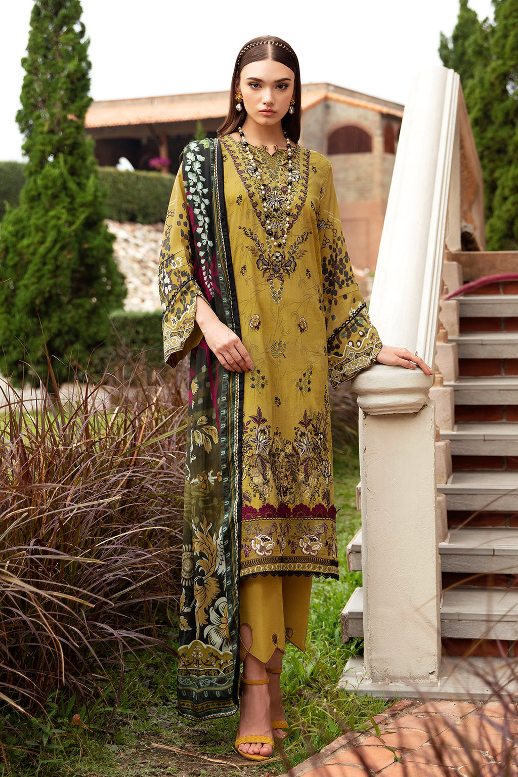 Ramsha | Riwayat Lawn Collection| Y-910 - House Of Anaya