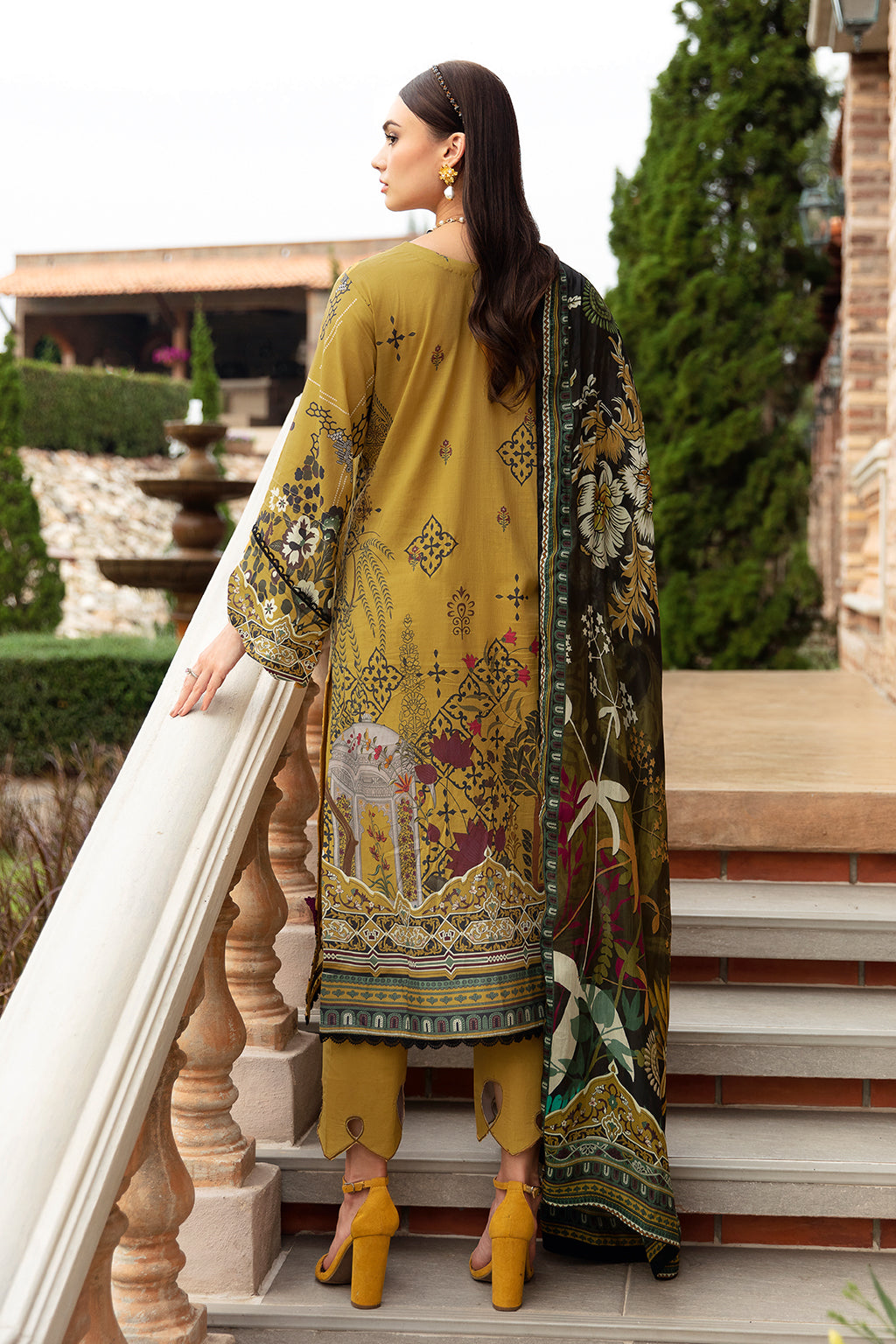 Ramsha | Riwayat Lawn Collection| Y-910 - House Of Anaya