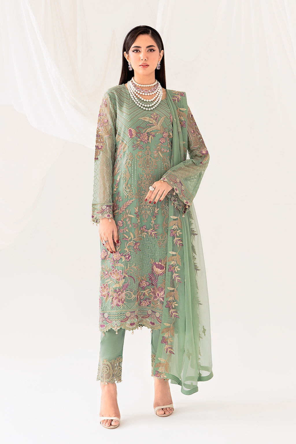 Ramsha | Rangoon Chiffon Collection 24 | D-1003 - House Of Anaya