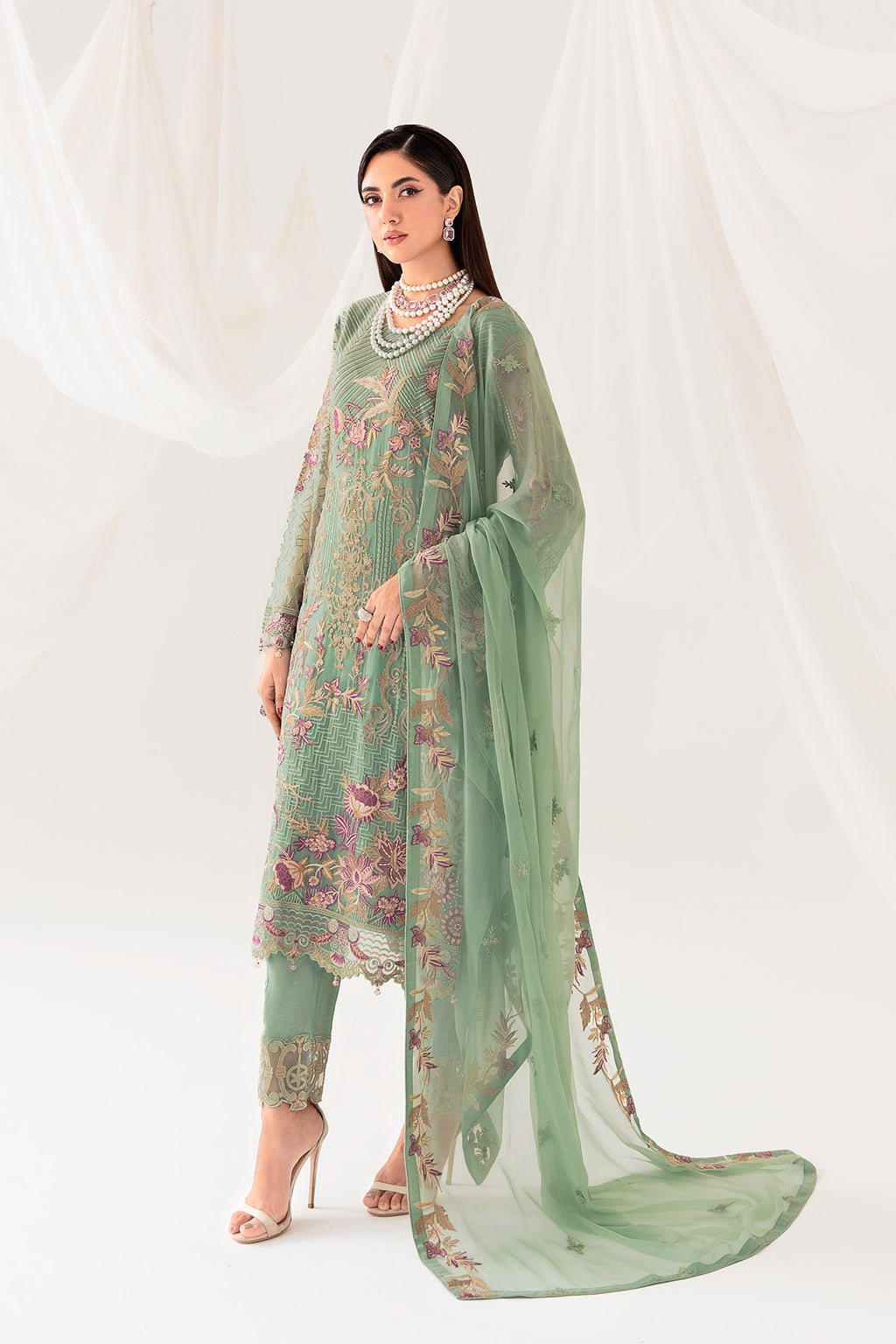 Ramsha | Rangoon Chiffon Collection 24 | D-1003 - House Of Anaya