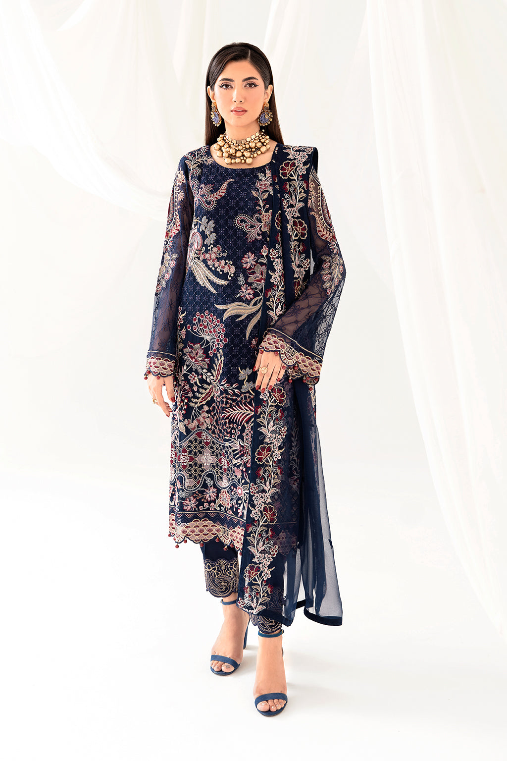 Ramsha | Rangoon Chiffon Collection 24 | D-1011 - House Of Anaya