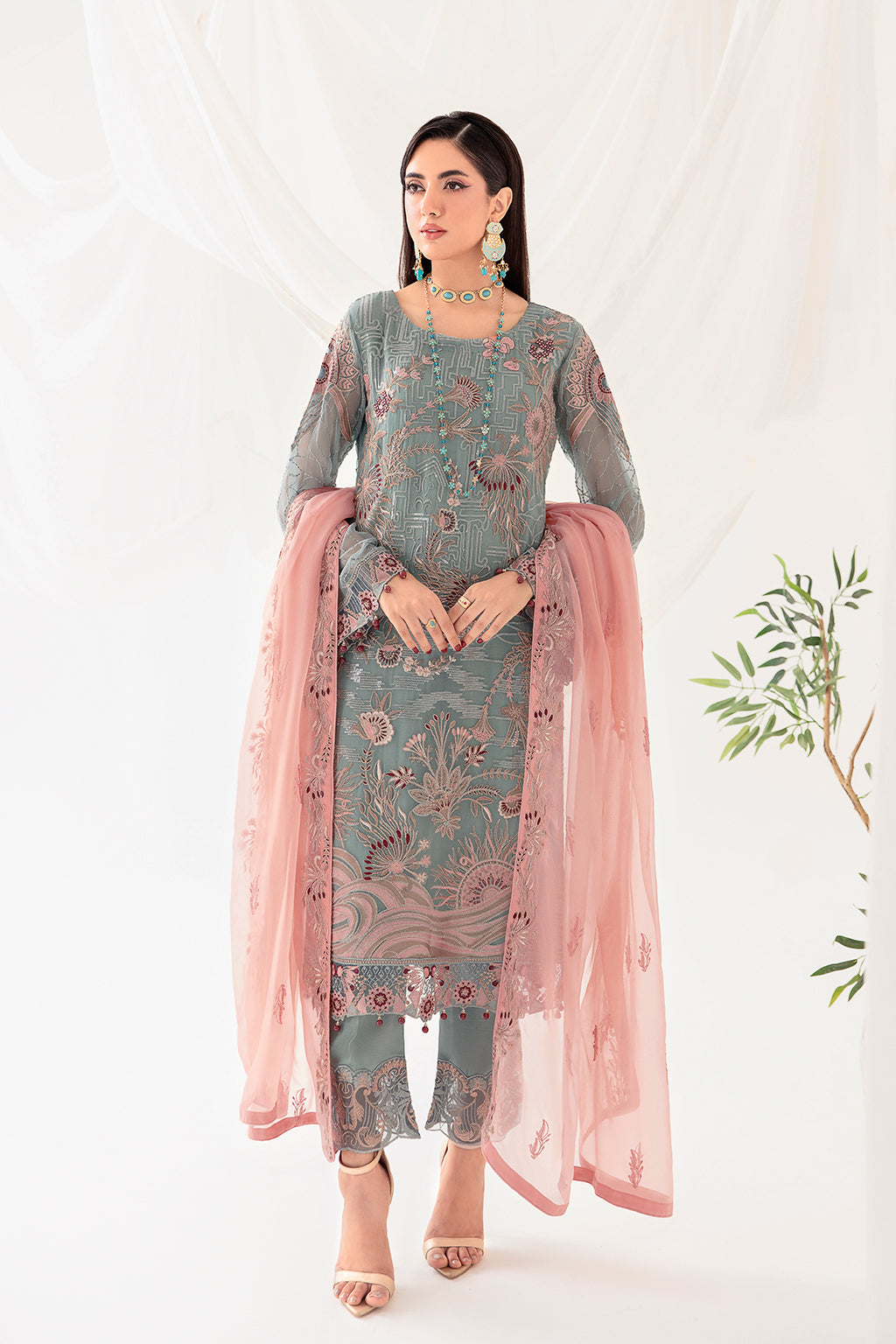 Ramsha | Rangoon Chiffon Collection 24 | D-1010 - House Of Anaya