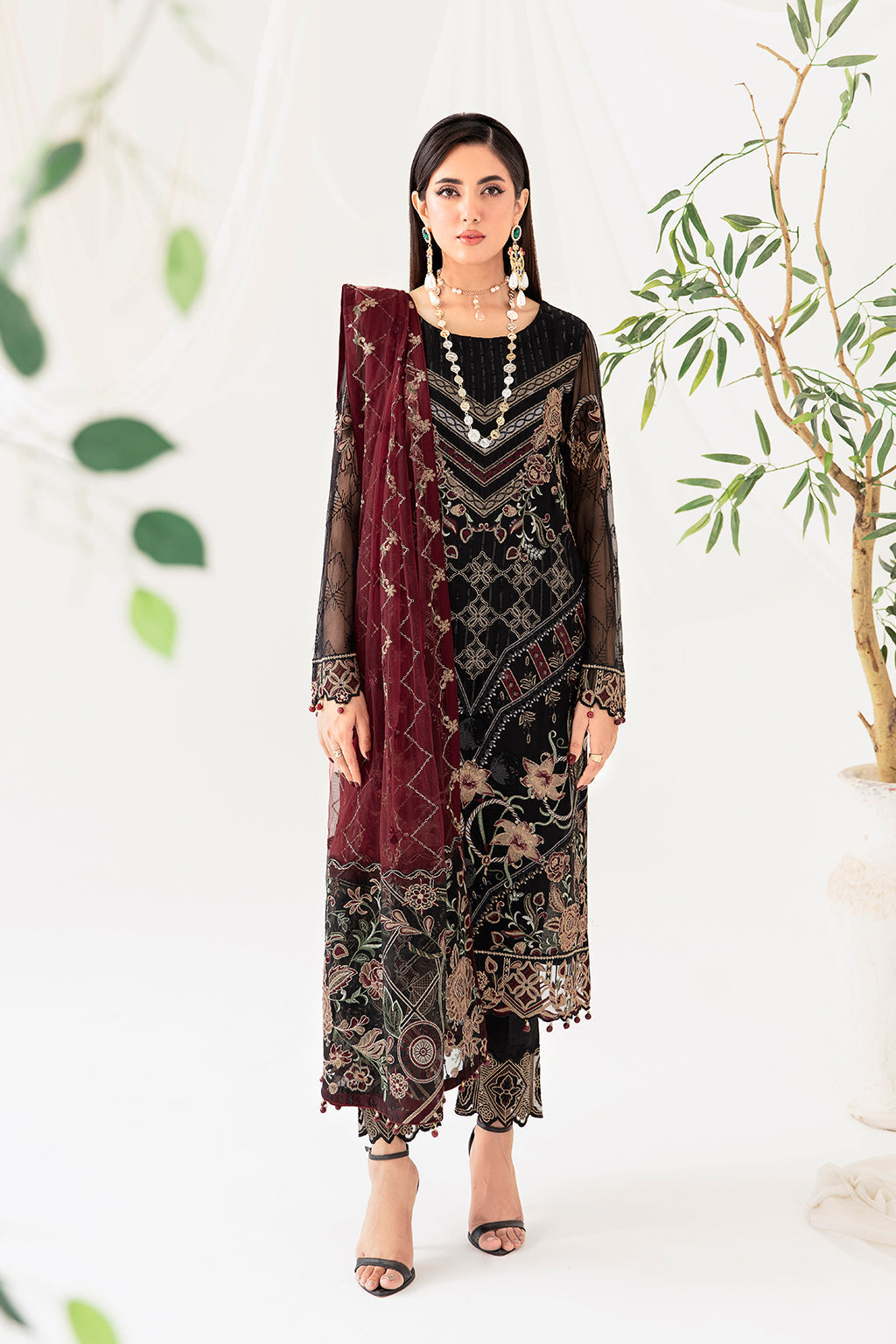 Ramsha | Rangoon Chiffon Collection 24 | D-1008 - House Of Anaya