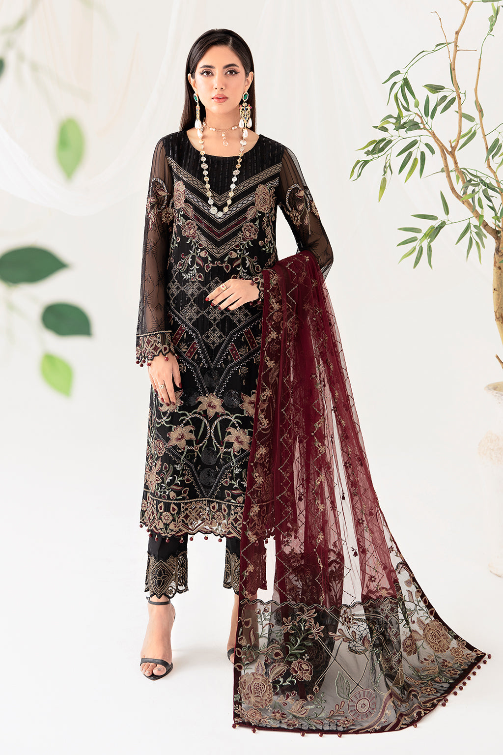 Ramsha | Rangoon Chiffon Collection 24 | D-1008 - House Of Anaya