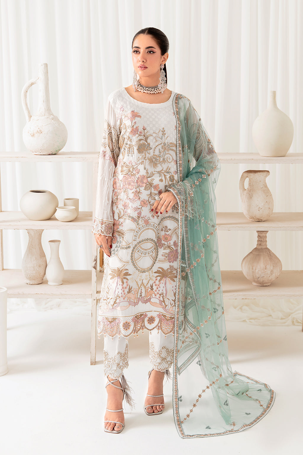 Ramsha | Rangoon Chiffon Collection 24 | D-1005 - House Of Anaya