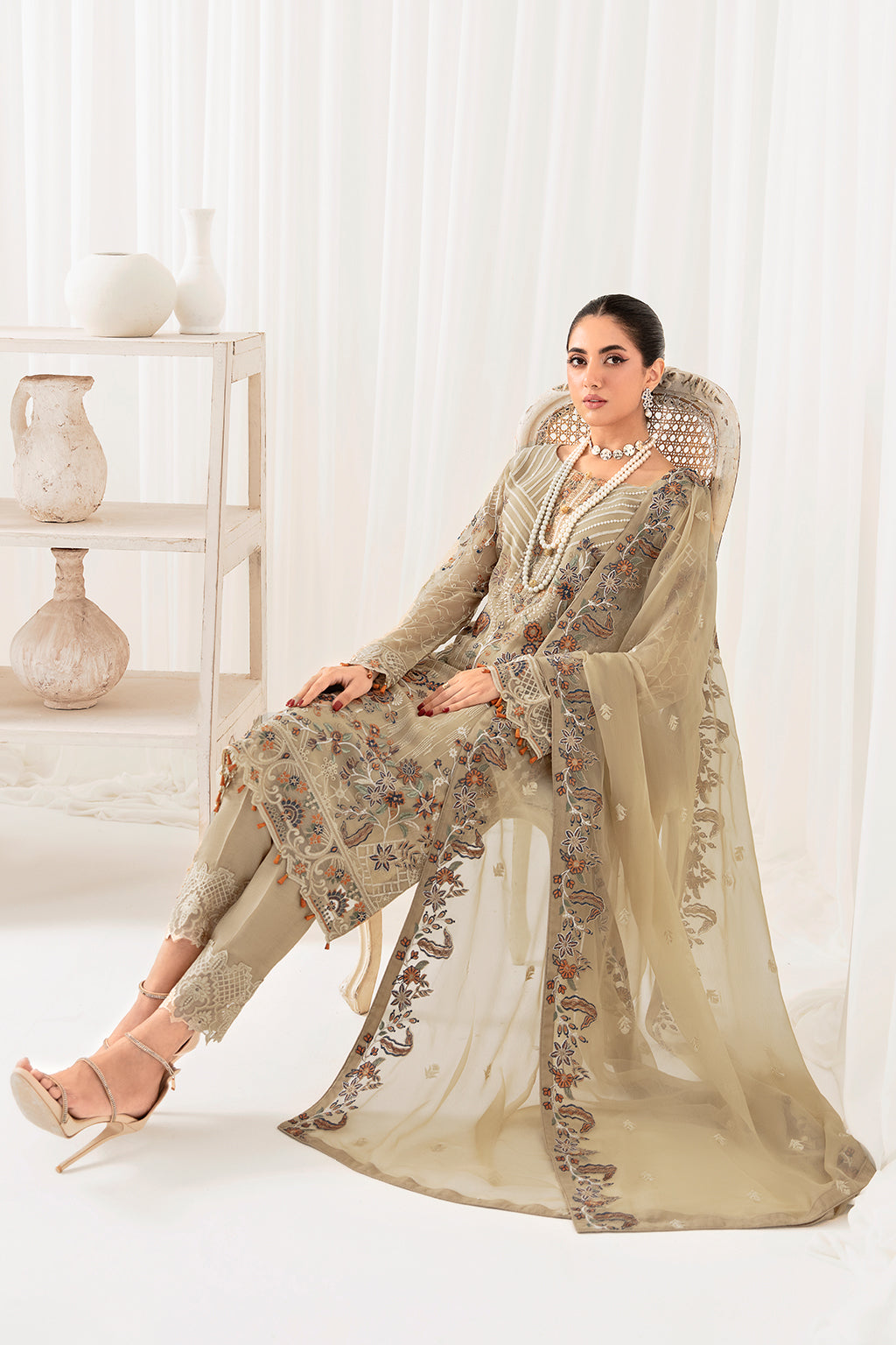 Ramsha | Rangoon Chiffon Collection 24 | D-1001 - House Of Anaya