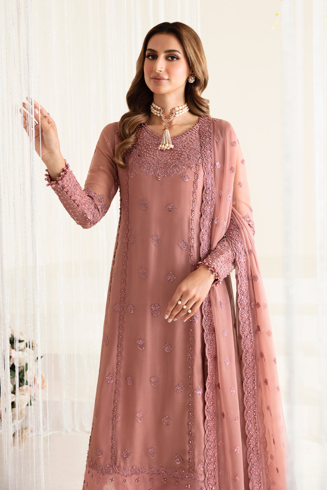 Alizeh | Reena Wedding Edits | AF-HM-4016-CRIMSON - House Of Anaya