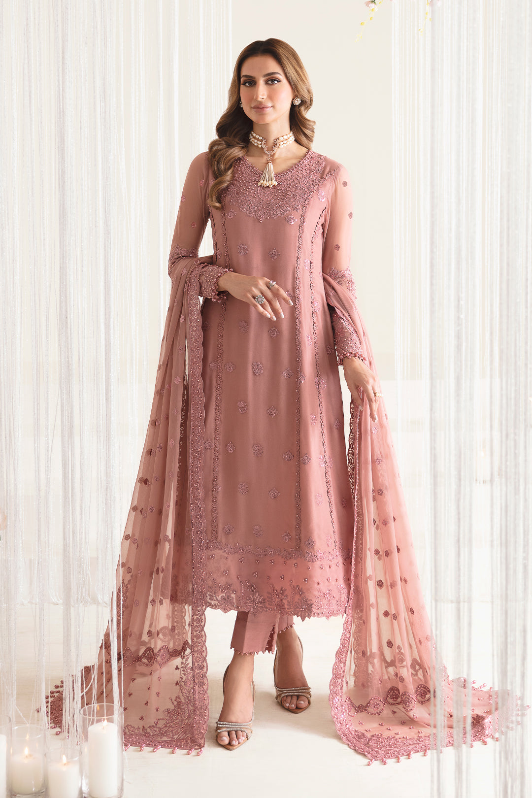 Alizeh | Reena Wedding Edits | AF-HM-4016-CRIMSON - House Of Anaya