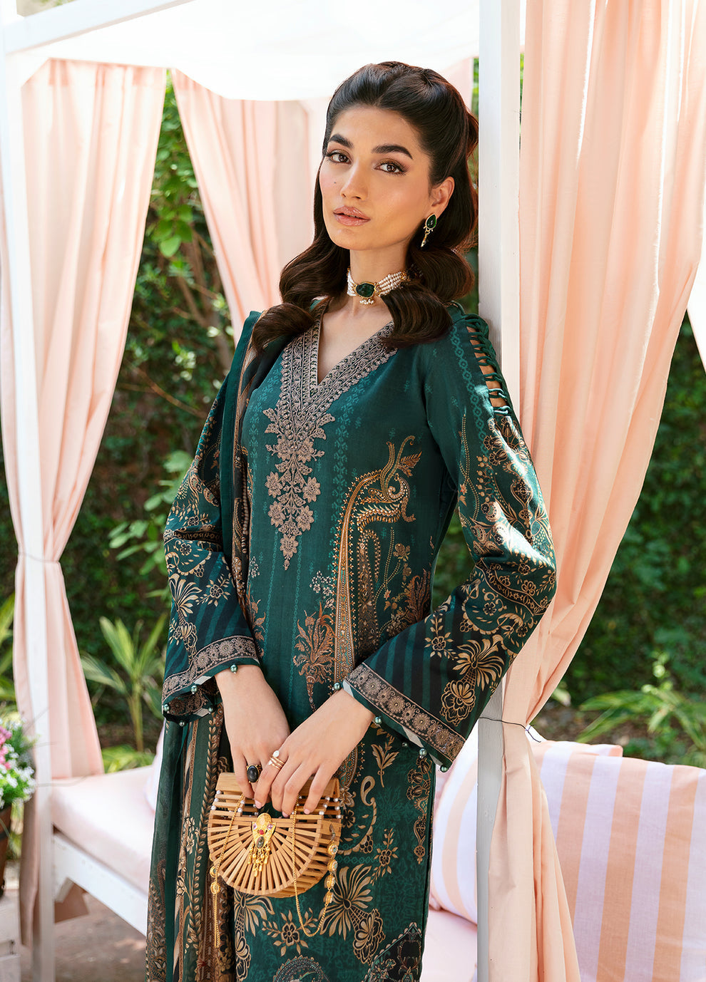 Gulaal | Summer Glow Lawn 24 | EMMELINE (GL-L-24V3-08) - House Of Anaya