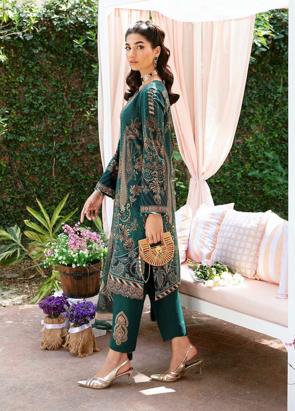 Gulaal | Summer Glow Lawn 24 | EMMELINE (GL-L-24V3-08) - House Of Anaya