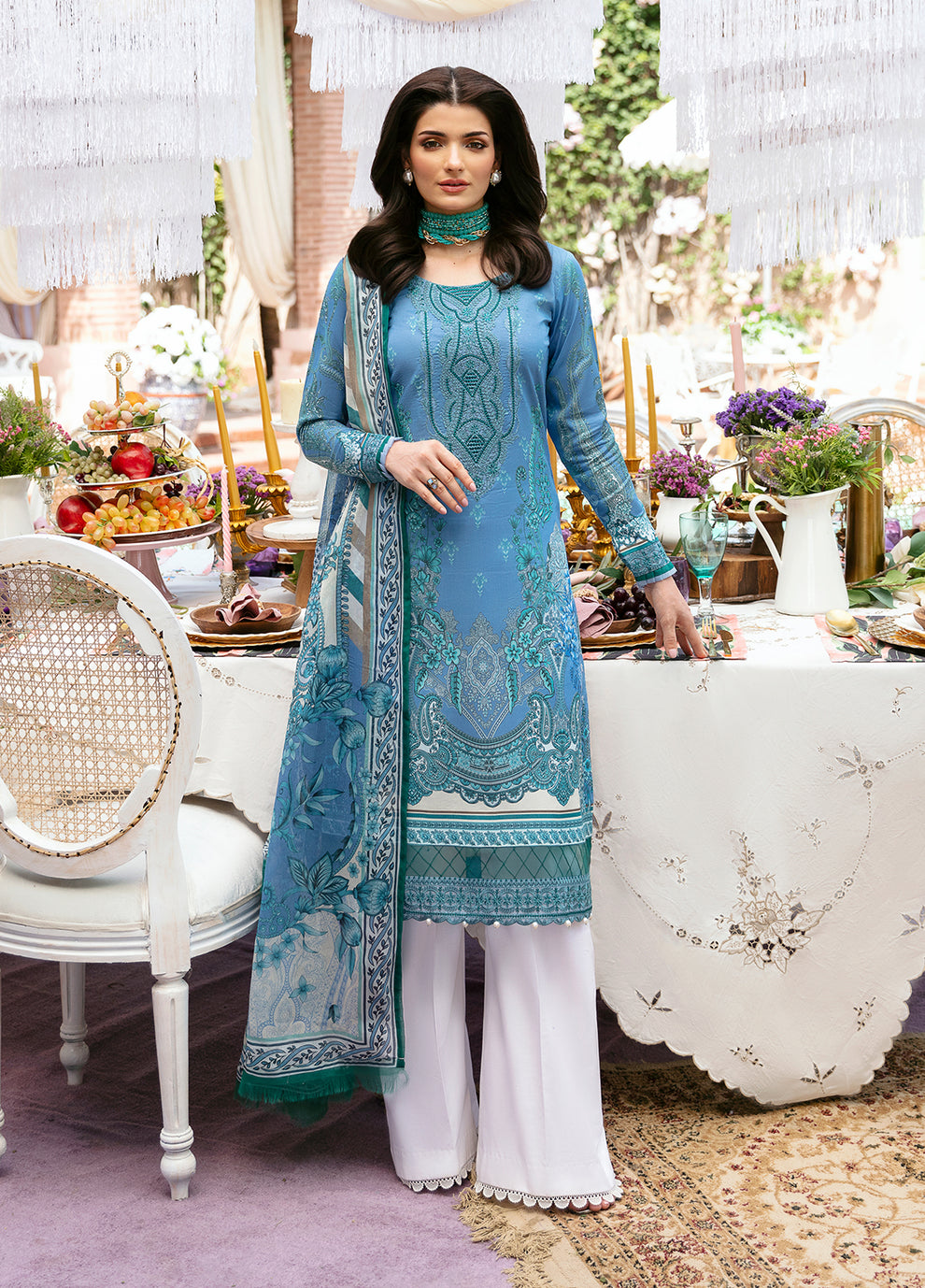Gulaal | Summer Glow Lawn 24 | ELAINE (GL-L-24V3-07) - House Of Anaya