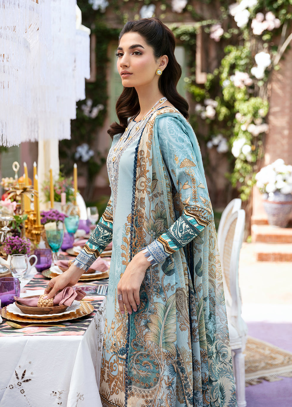Gulaal | Summer Glow Lawn 24 | AMAYRAH (GL-L-24V3-02) - House Of Anaya