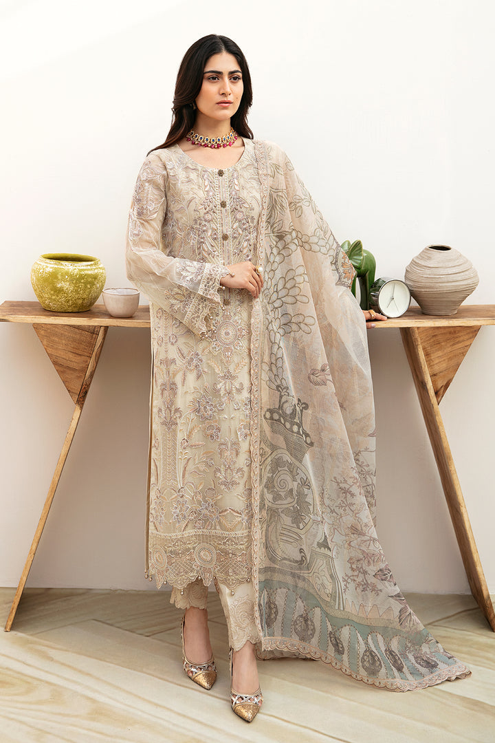 Ramsha | Chevron Chiffon Collection | A-802 - House Of Anaya