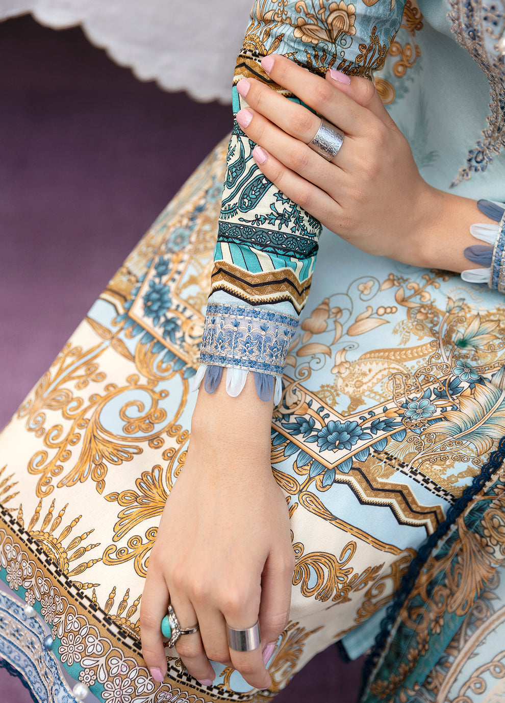 Gulaal | Summer Glow Lawn 24 | AMAYRAH (GL-L-24V3-02) - House Of Anaya