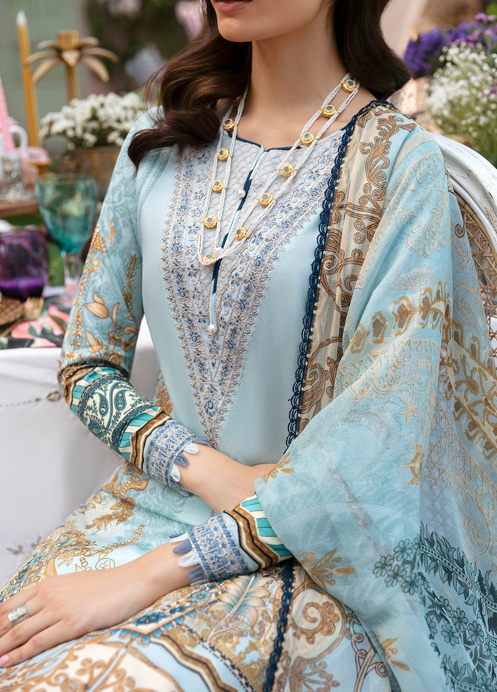 Gulaal | Summer Glow Lawn 24 | AMAYRAH (GL-L-24V3-02) - House Of Anaya