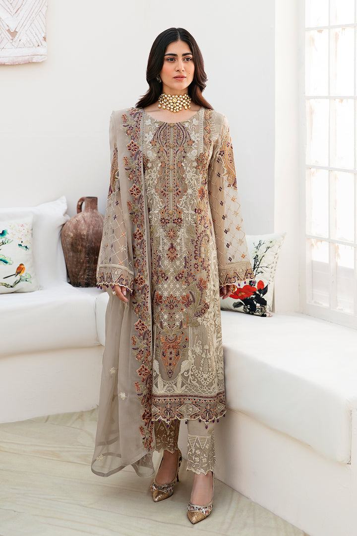Ramsha | Chevron Chiffon Collection | A-806 - House Of Anaya