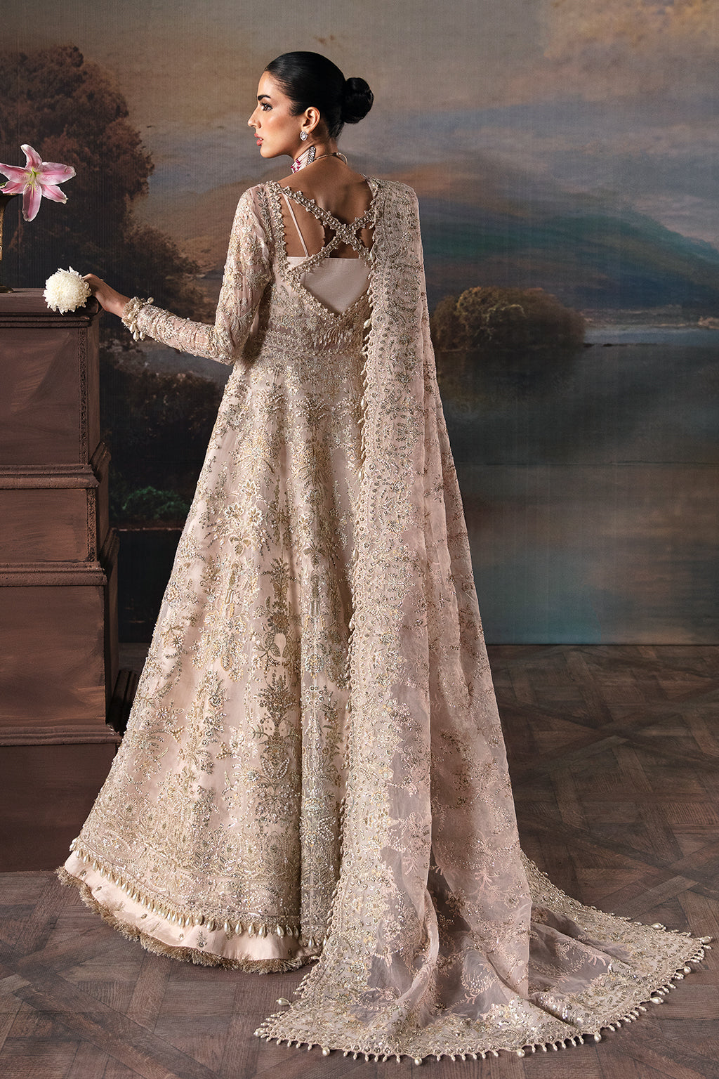 Afrozeh-The Brides Wedding Formal 3Pc Suit AFB-V1-02 Clara - Riwayat-e-khas