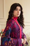 Zevk | Flora Festive Lawn | FUCHSIA