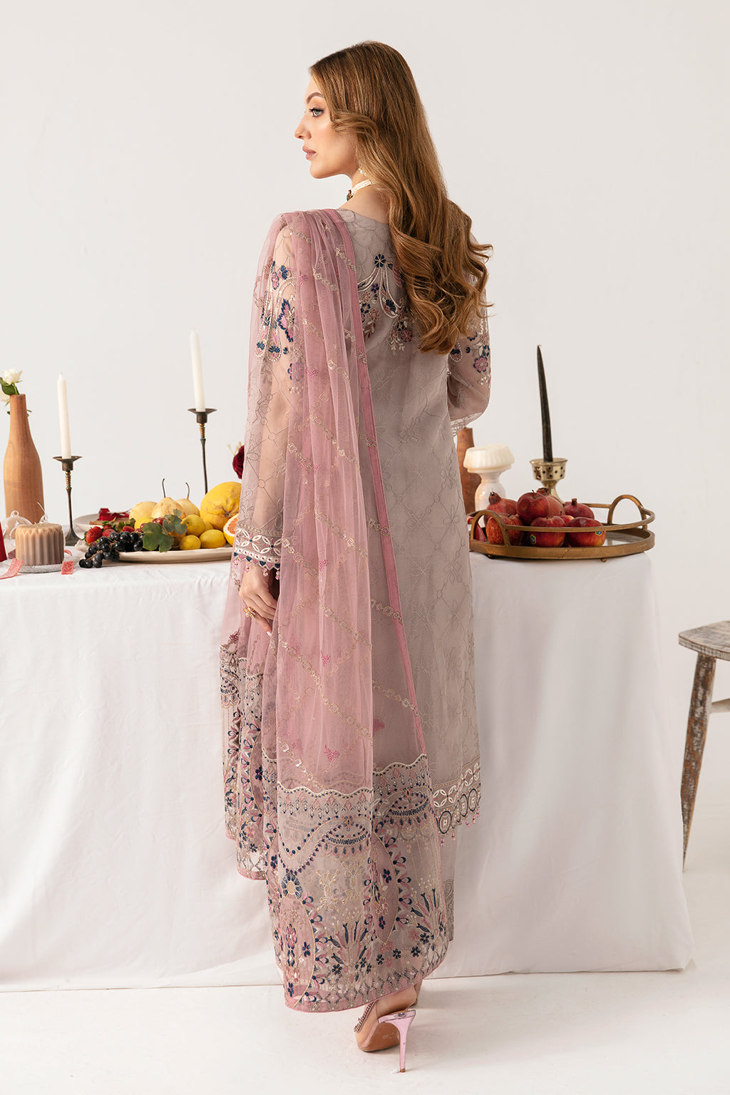 Ramsha | Minhal Organza Collection | M-1110 - House Of Anaya