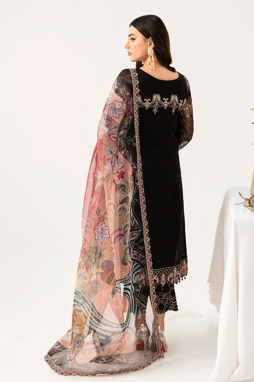 Ramsha | Minhal Organza Collection | M-1105 - House Of Anaya