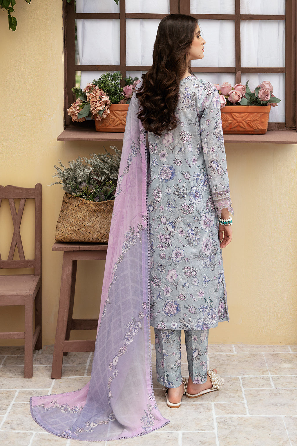 Ramsha | Rangrez Lawn Collection | N-508 - House Of Anaya